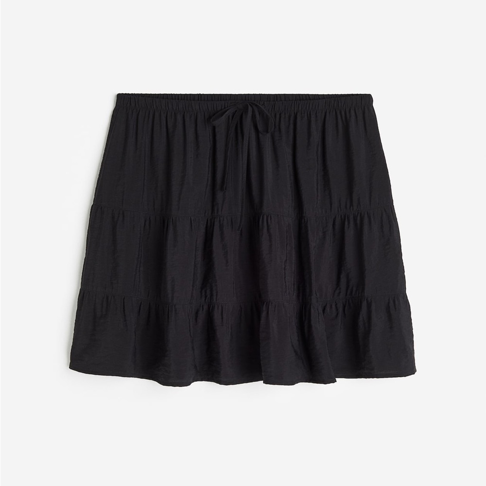 H&M TIERED MINI SKIRT